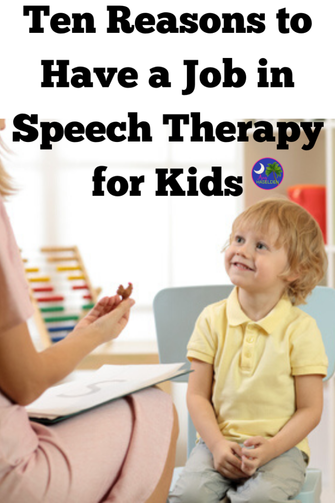 What does a speech therapist do?